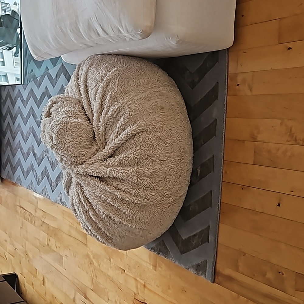 Pottery Barn Kids Anywhere Cozy Sherpa Beanbag & Insert. EXCELLENT CONDITION!!